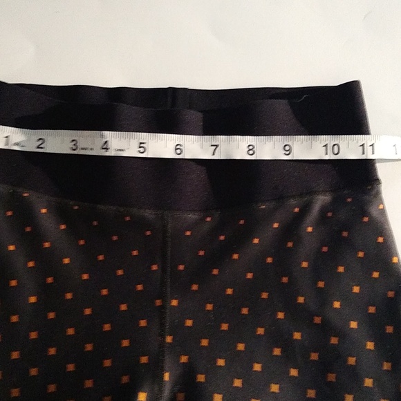 Leggings - ultra cor black polka dots and stripes print size small - Picture 5 of 8